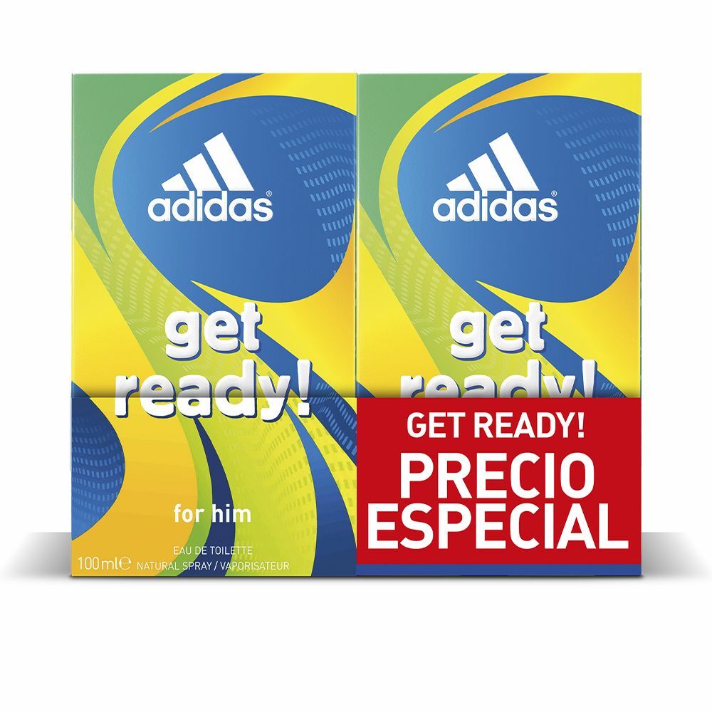 Diaytar Côte d'Ivoire Ensemble de parfums pour hommes Adidas Get Ready EDT (2 x 100 ml) 