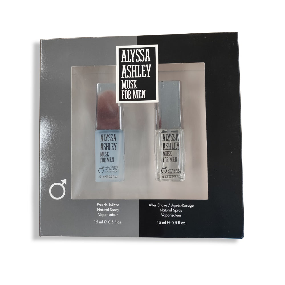 Diaytar Côte d'Ivoire Ensemble de parfums pour hommes Alyssa Ashley Musk pour homme (2 pièces) 