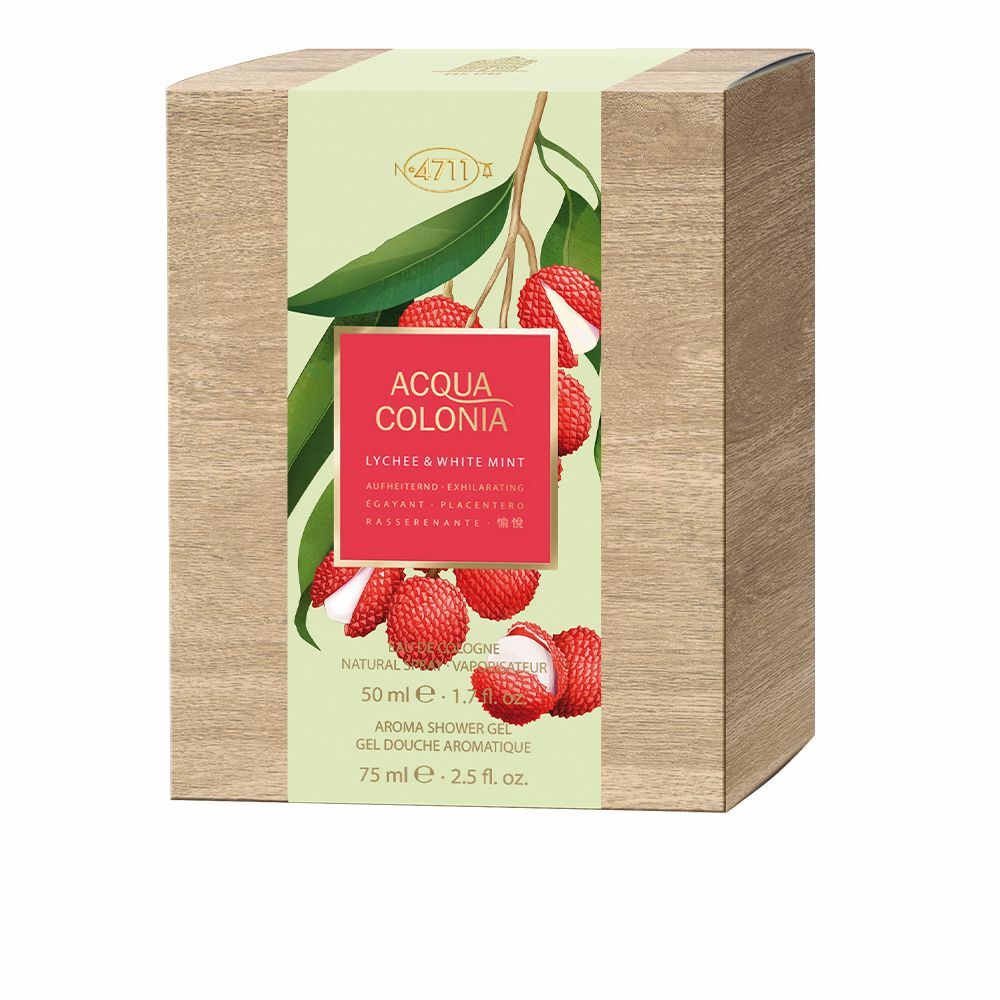 Diaytar Côte d'Ivoire Ensemble de parfums unisexe 4711 Menthe Litchi (2 pièces) 