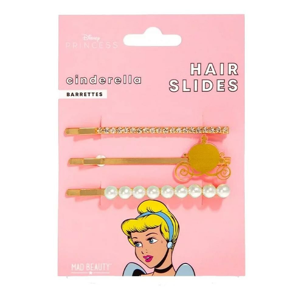 Diaytar Côte d'Ivoire Épingle à cheveux Mad Beauty DIsney Princesse Cendrillon Doré (3 pcs) 