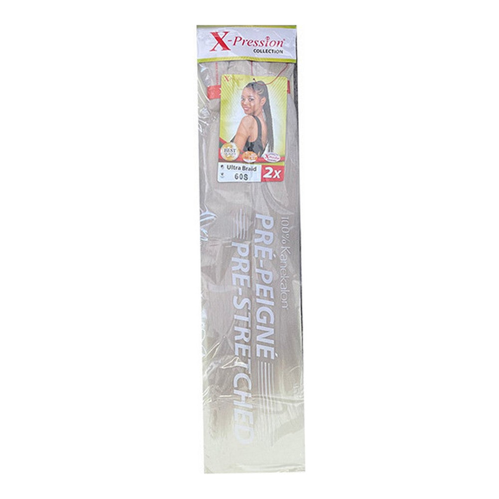 Diaytar Côte d'Ivoire Extensions de cheveux Pre-Peigne X-Pression No 60S (1X2) 