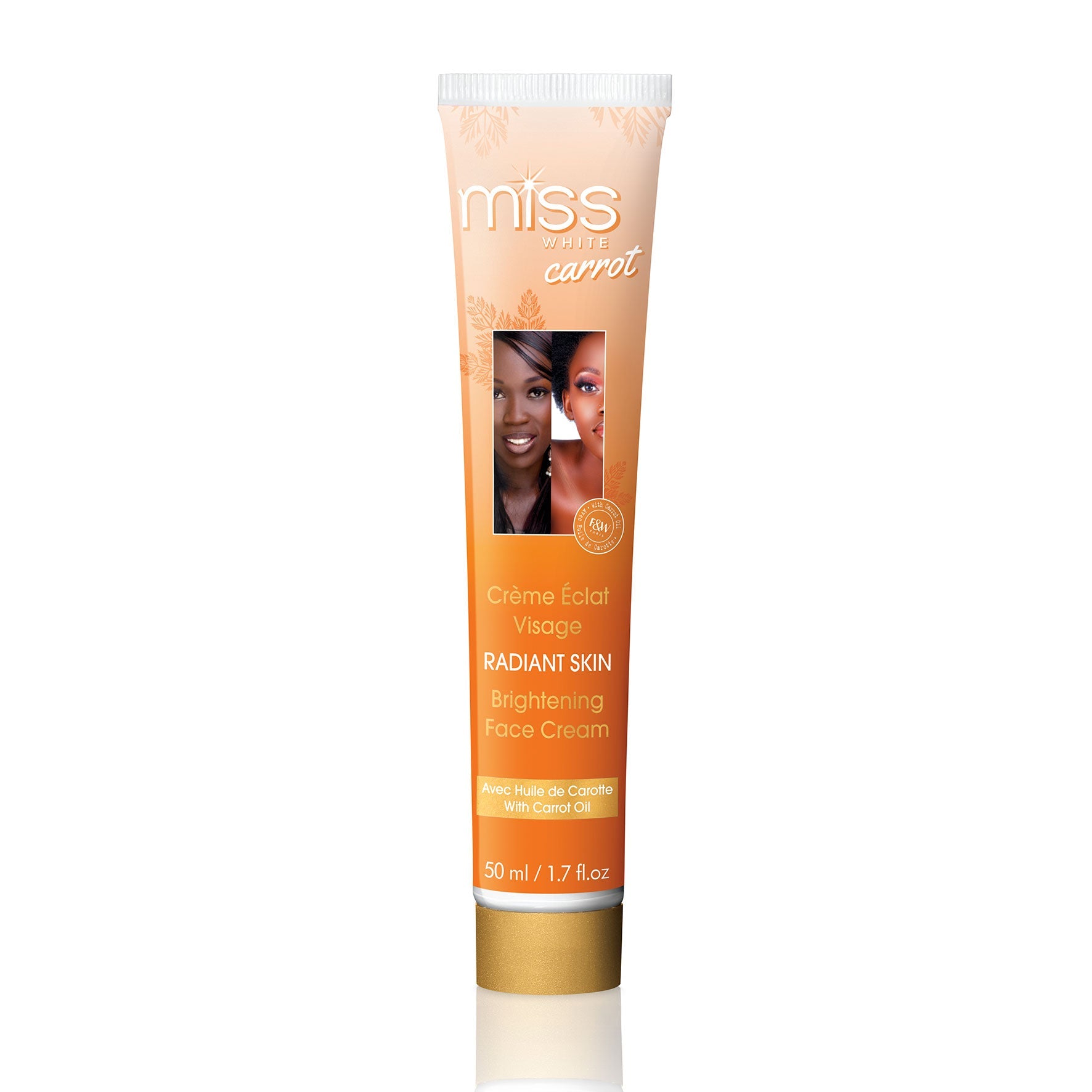 Diaytar Côte d'Ivoire Fair & White Miss White Carrot Crème Éclat Visage 50ml 