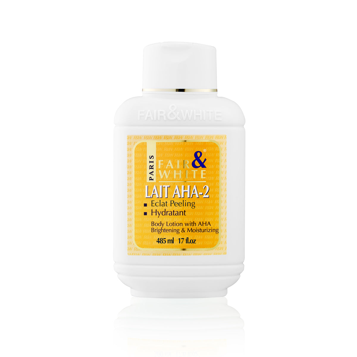 Diaytar Côte d'Ivoire Fair & White Original AHA Lait AHA-2 Éclat Peeling et Hydratant 485 ml 