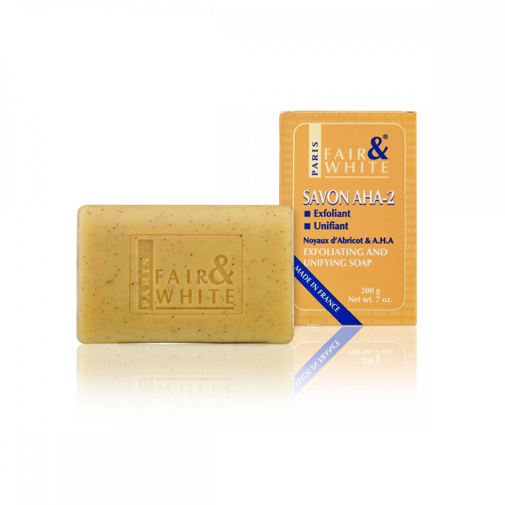 Diaytar Côte d'Ivoire Fair & White Original AHA Savon AHA-2 Exfoliant Clarifiant 200 g 