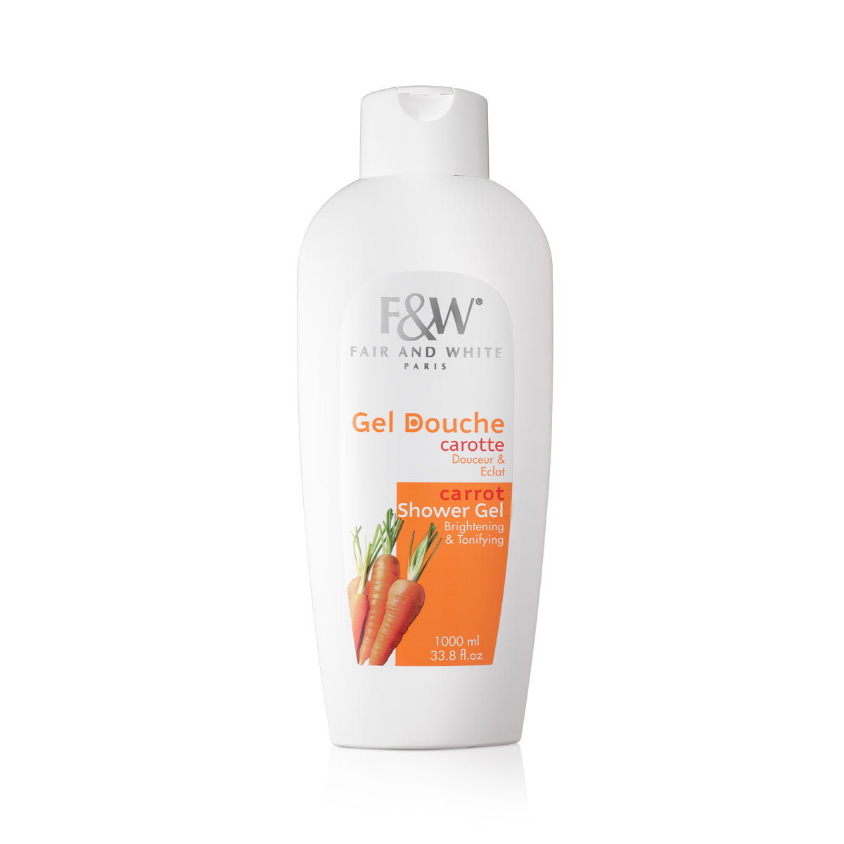 Diaytar Côte d'Ivoire Fair & White Original Carotte Gel Douche Douceur & Eclat 1000 ml 