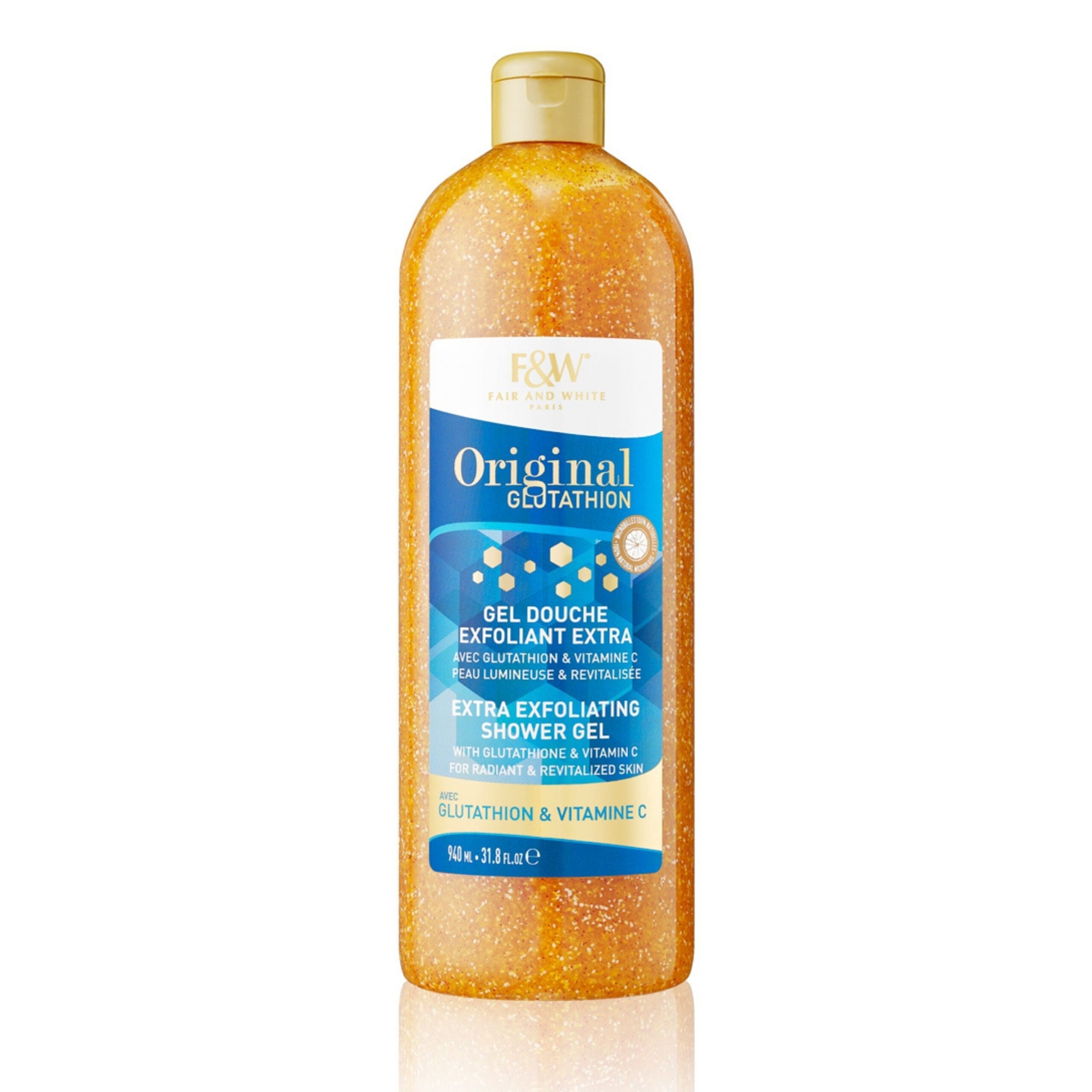 Diaytar Côte d'Ivoire Fair & White Original Glutathion Gel Douche Exfoliant Extra 940 ml 