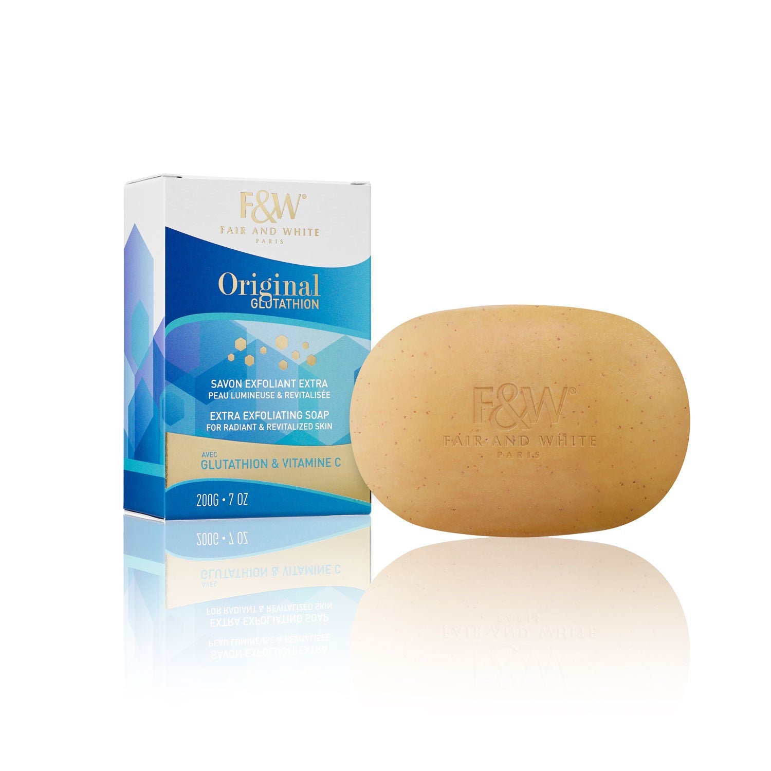Diaytar Côte d'Ivoire Fair & White Original Glutathion Savon Exfoliant Extra 200g 
