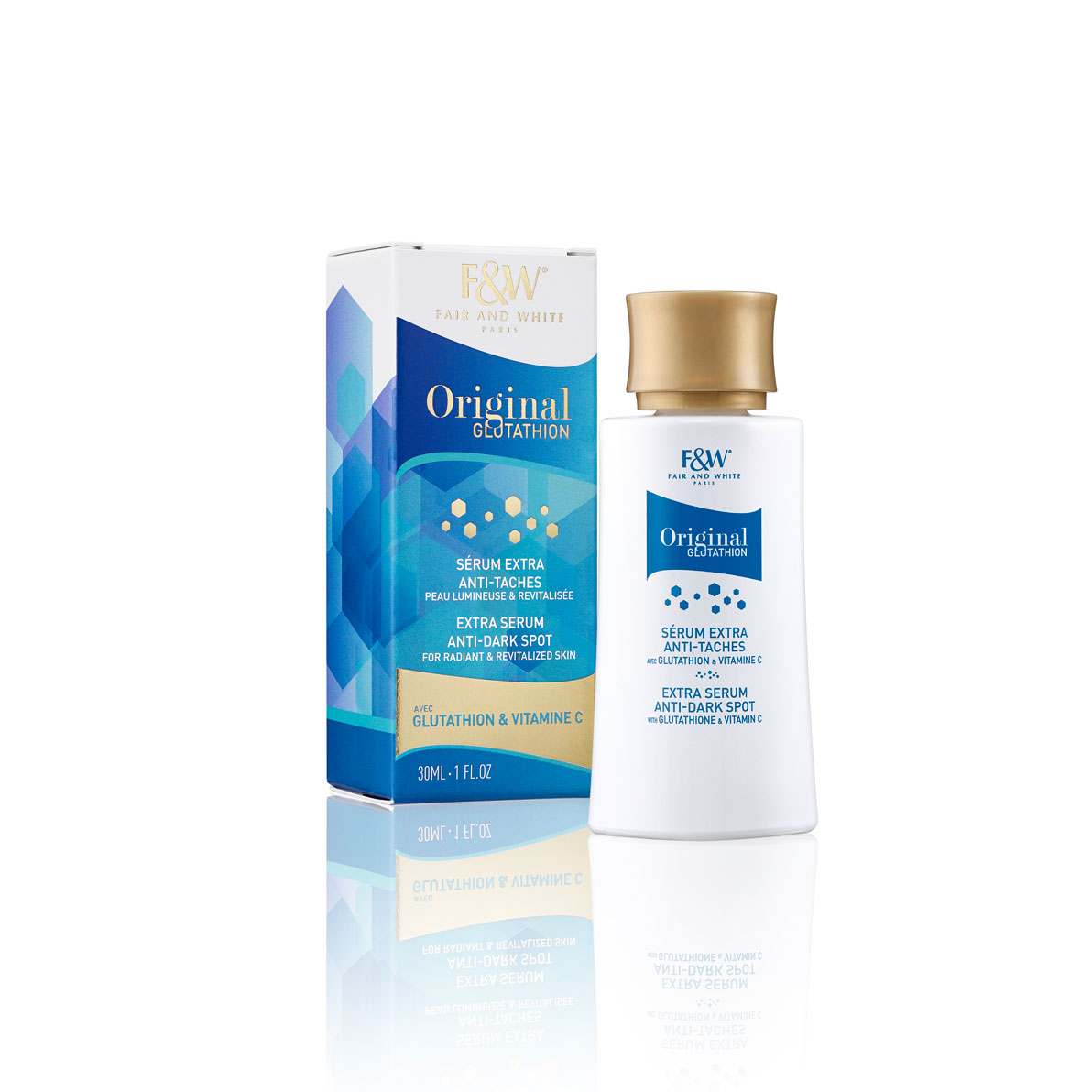 Diaytar Côte d'Ivoire Fair & White Original Glutathion Sérum Extra Anti-Taches 30 ml 