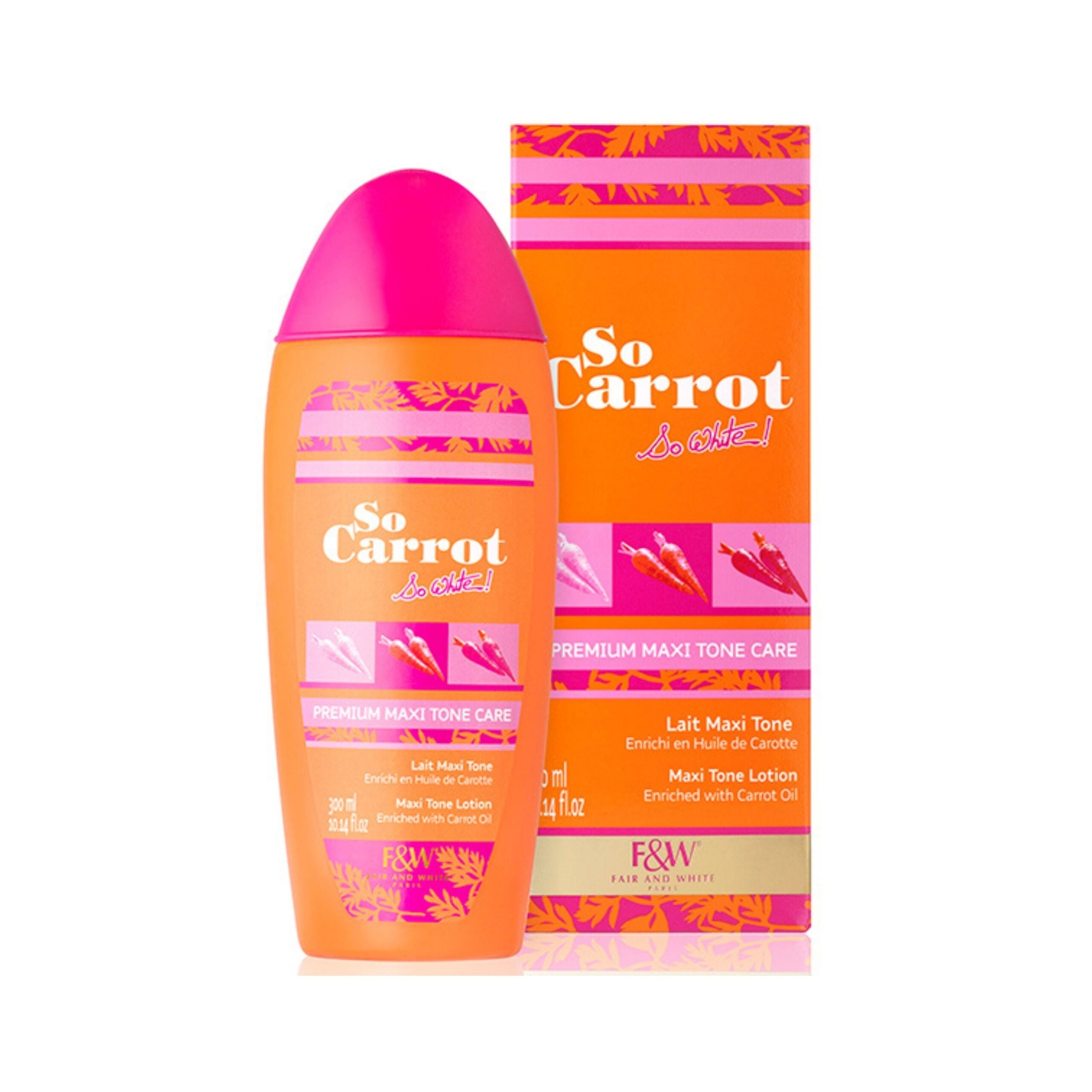 Diaytar Côte d'Ivoire Fair & White So Carrot Lait Maxi Tone 300 ml 
