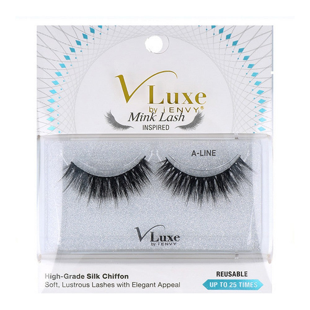 Diaytar Côte d'Ivoire Faux Cils V Luxe Chiffon Silk I-Envy Vles02 Inspiré A-Line 