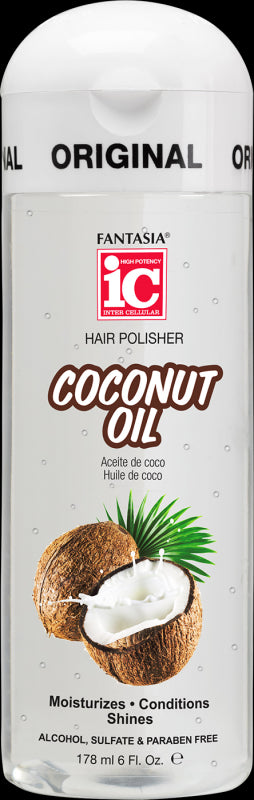 Diaytar Côte d'Ivoire Fantasia IC HAIR POLISHER ‣ Huile de noix de coco 6 oz 