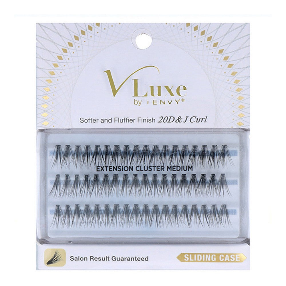 Diaytar Côte d'Ivoire Faux Cils V Luxe Extension Cluster I-Envy Vlei02 Medium 