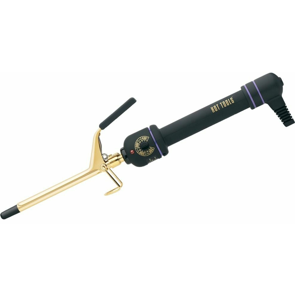 Diaytar Côte d'Ivoire Fer à friser de salon professionnel Hot Tools 3/8" - Or 24K #1138 Beauty