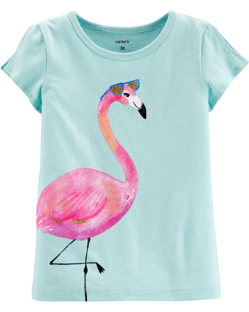 Diaytar Côte d'Ivoire flamingo split shoulder jersey tee - 3a 
