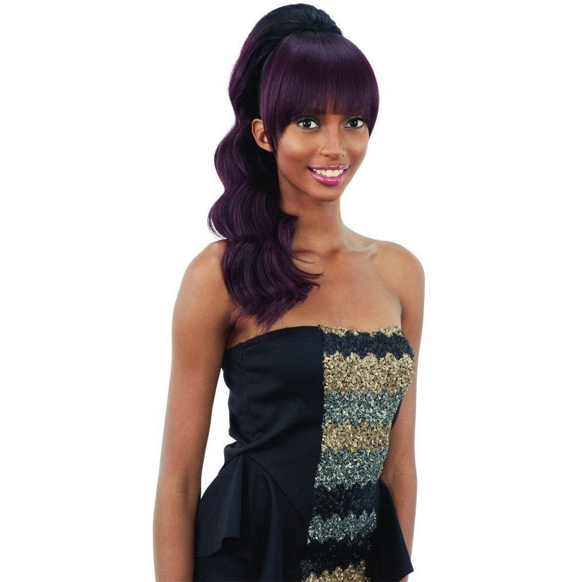Diaytar Côte d'Ivoire FreeTress Equal China Bang & Ponytail – Loose Deep Ponytails