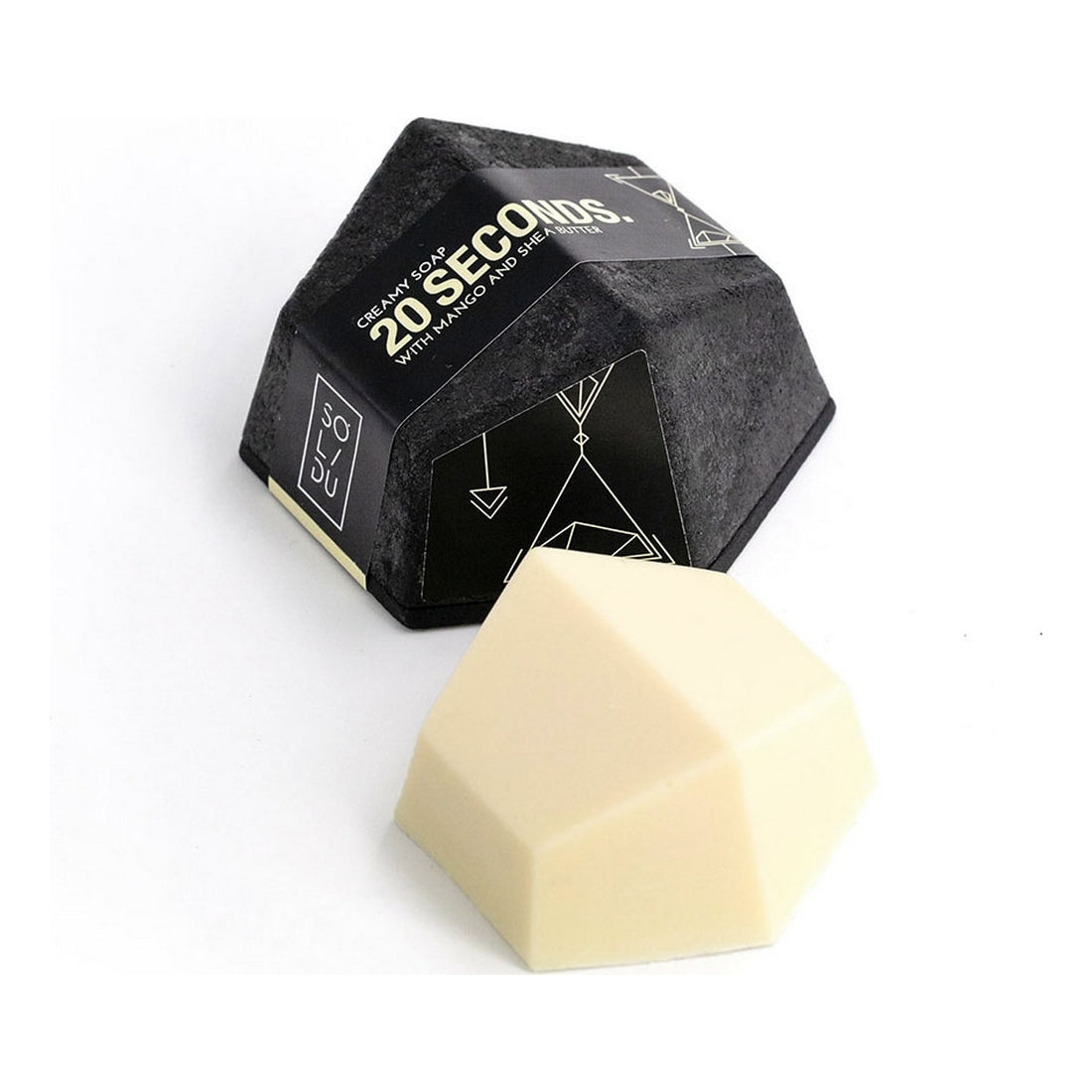 Diaytar Côte d'Ivoire Gâteau de Savon Solidu 20 Seconds Blanc (55 g) 