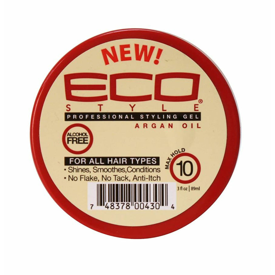 Diaytar Côte d'Ivoire Gel coiffant professionnel à l'huile d'argan Eco Style 3 OZ Hair Care