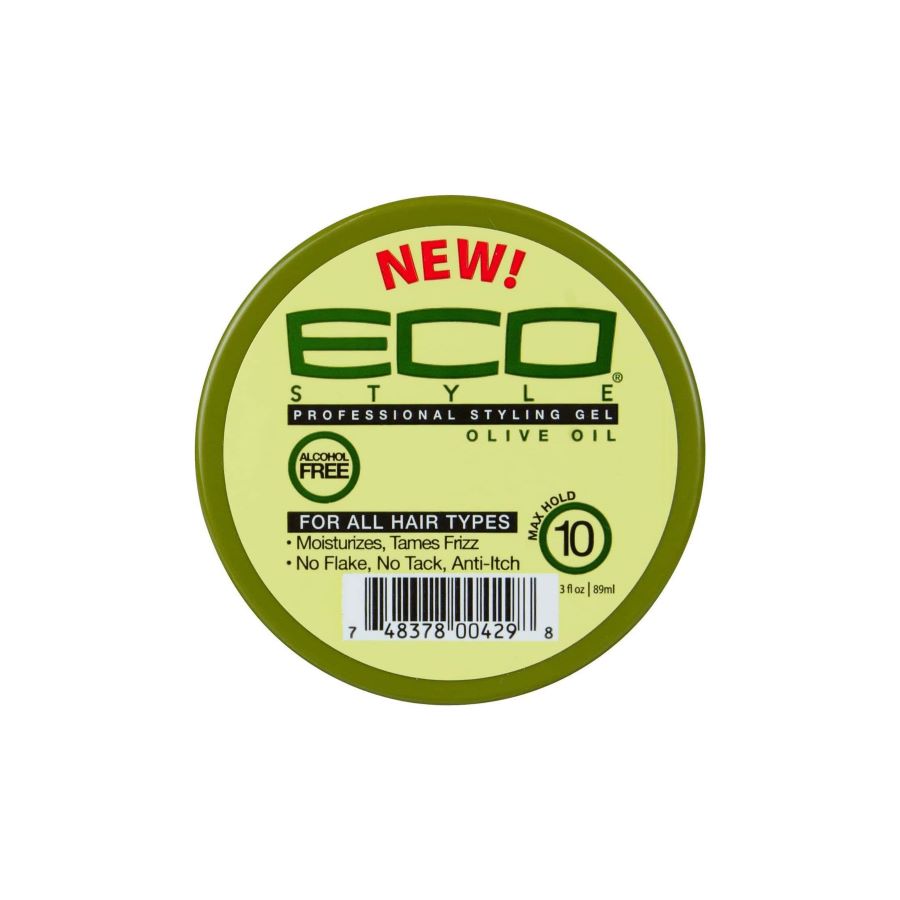 Diaytar Côte d'Ivoire Gel coiffant professionnel à l'huile d'olive Eco Style 3 OZ Hair Care