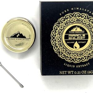 Résine de Shilajit Himalayenne - Pâte Liquide Pure à 100%, Authentique Mumijo, 60 Portions (6 g) - Origine Naturelle d'Acide Fulvique et de Traces Minérales