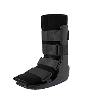 YUEMOE Walker Fracture Boot, s'adapte à la gauche ou à la droite des orteils cassés, protection et guérison après une blessure au pied ou à la cheville (court, M)