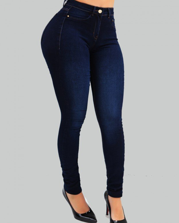  Jean gainant extensible taille haute coupe slim