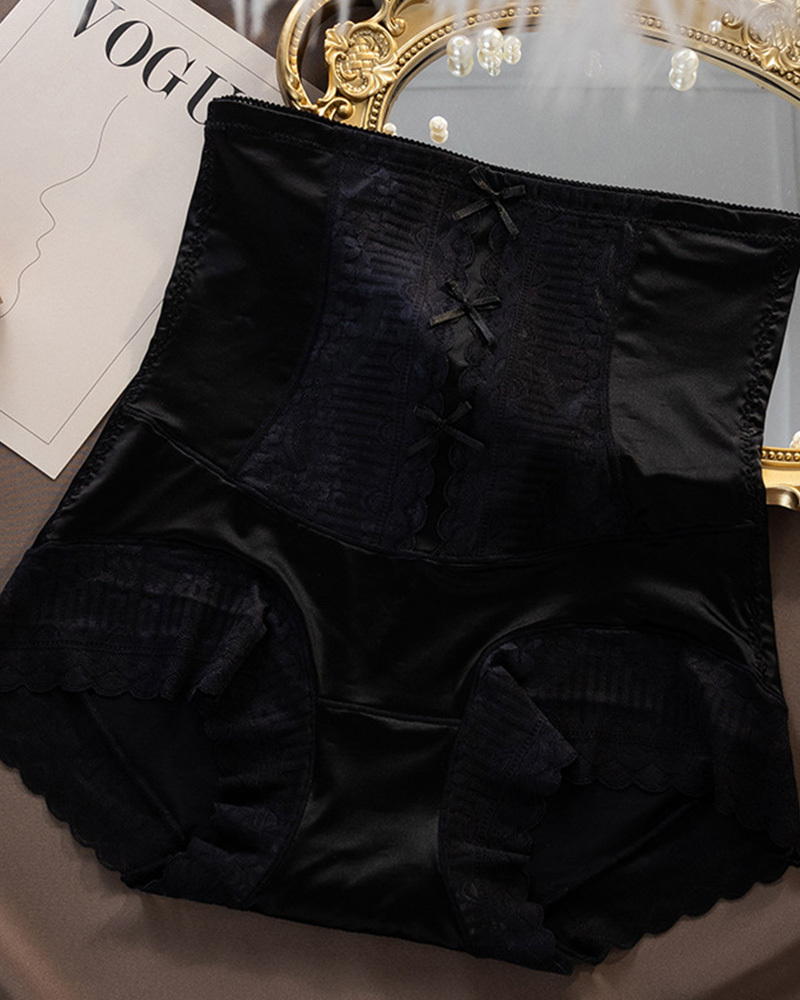 Culotte taille haute en dentelle sans couture – Image 5