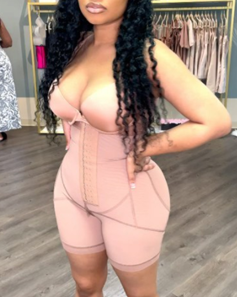 Femmes taille haute bout à bout corps Shaper ventre contrôle taille formateur fesses coussinets 