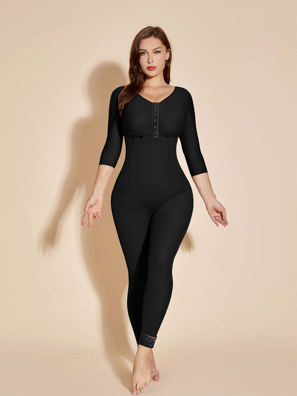 Full Control Women Shapewear Chest-Packed Body Shaper - Black – Image 2