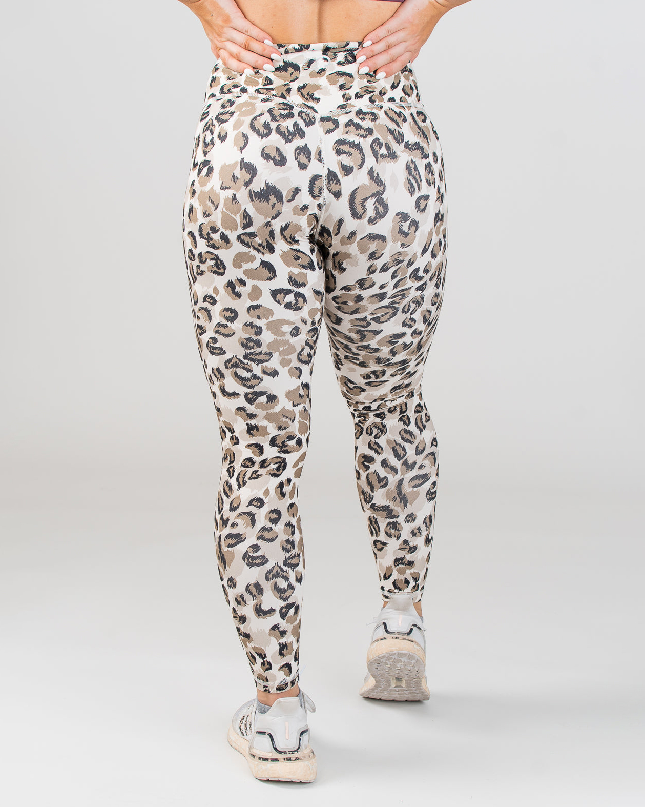 LEGGINGS LÉOPARD BLANC