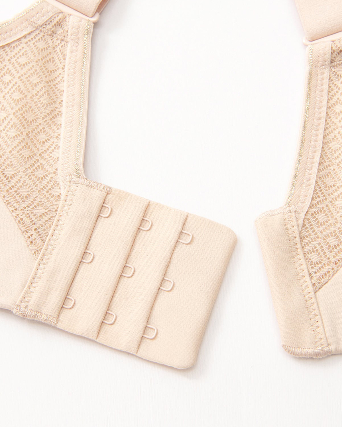 Soutien-gorge de sport à armatures à couverture complète à fort impact-Beige – Image 4