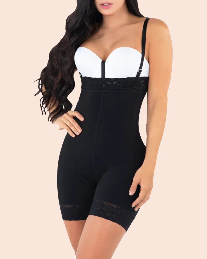 Thin Shoulder Strap High Waisted Gluteus Enhancer Shaping Shorts