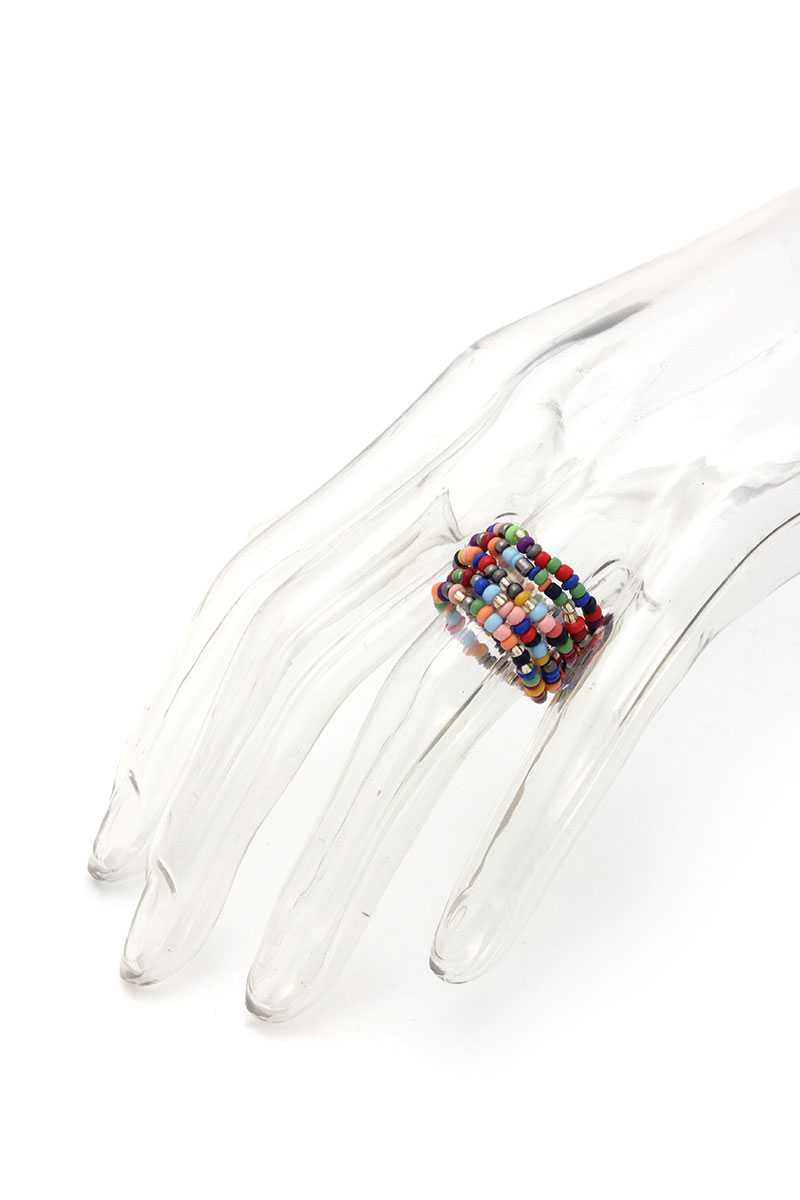 Bague extensible perlée