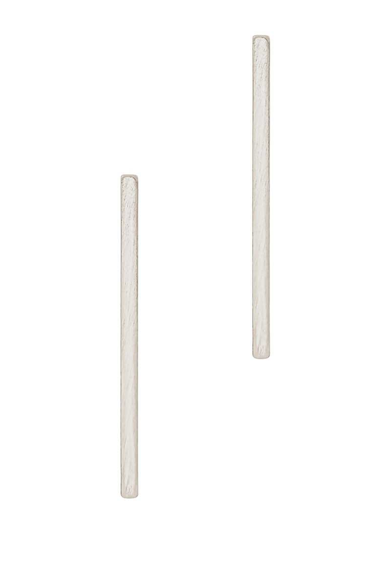 Boucle d'oreille à barre linéaire de mode chic