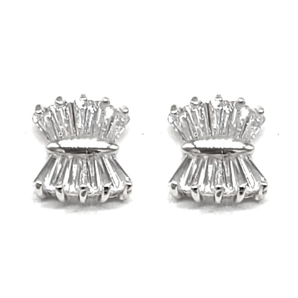 Boucle d'oreille en cristal de zircone cubique
