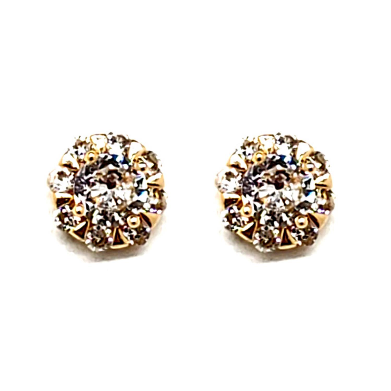 Boucle d'oreille en cristal