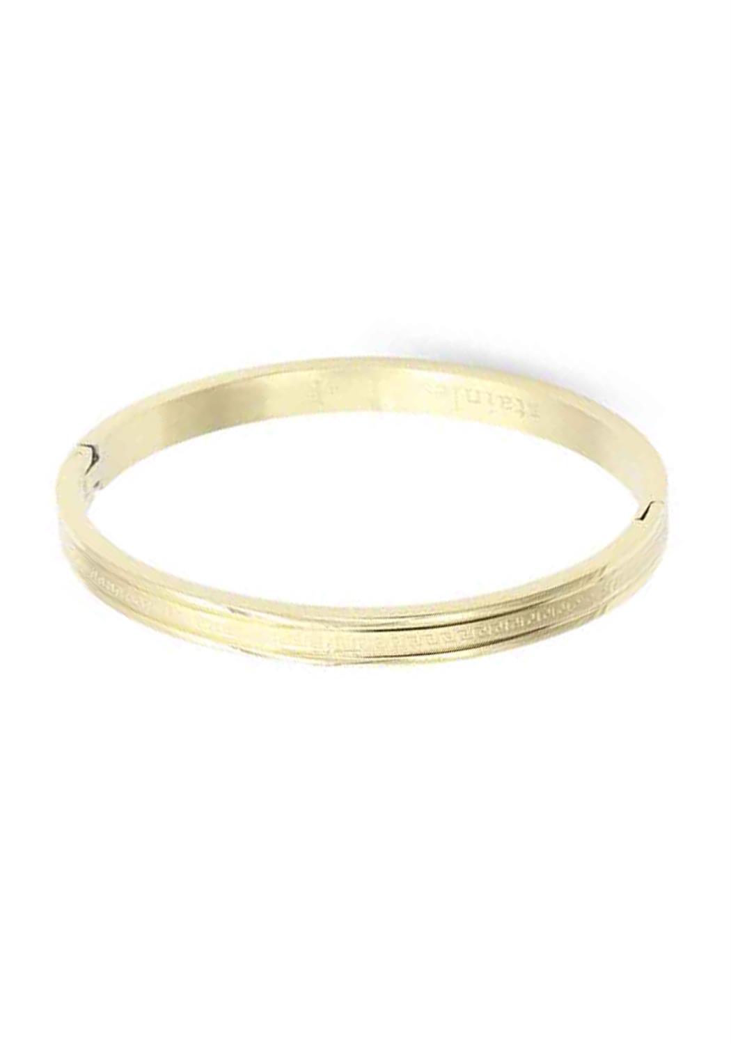 Bracelet à charnière en métal et acier inoxydable