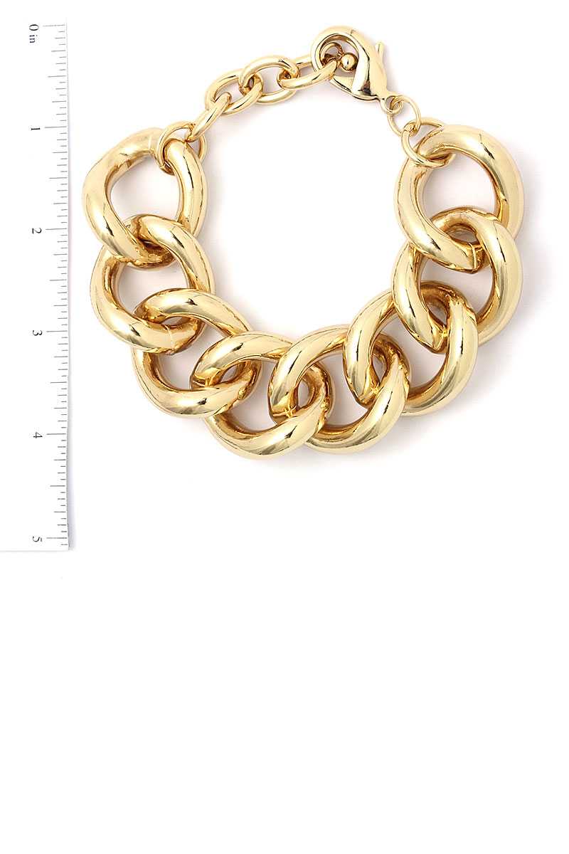 Bracelet en métal épais – Image 2