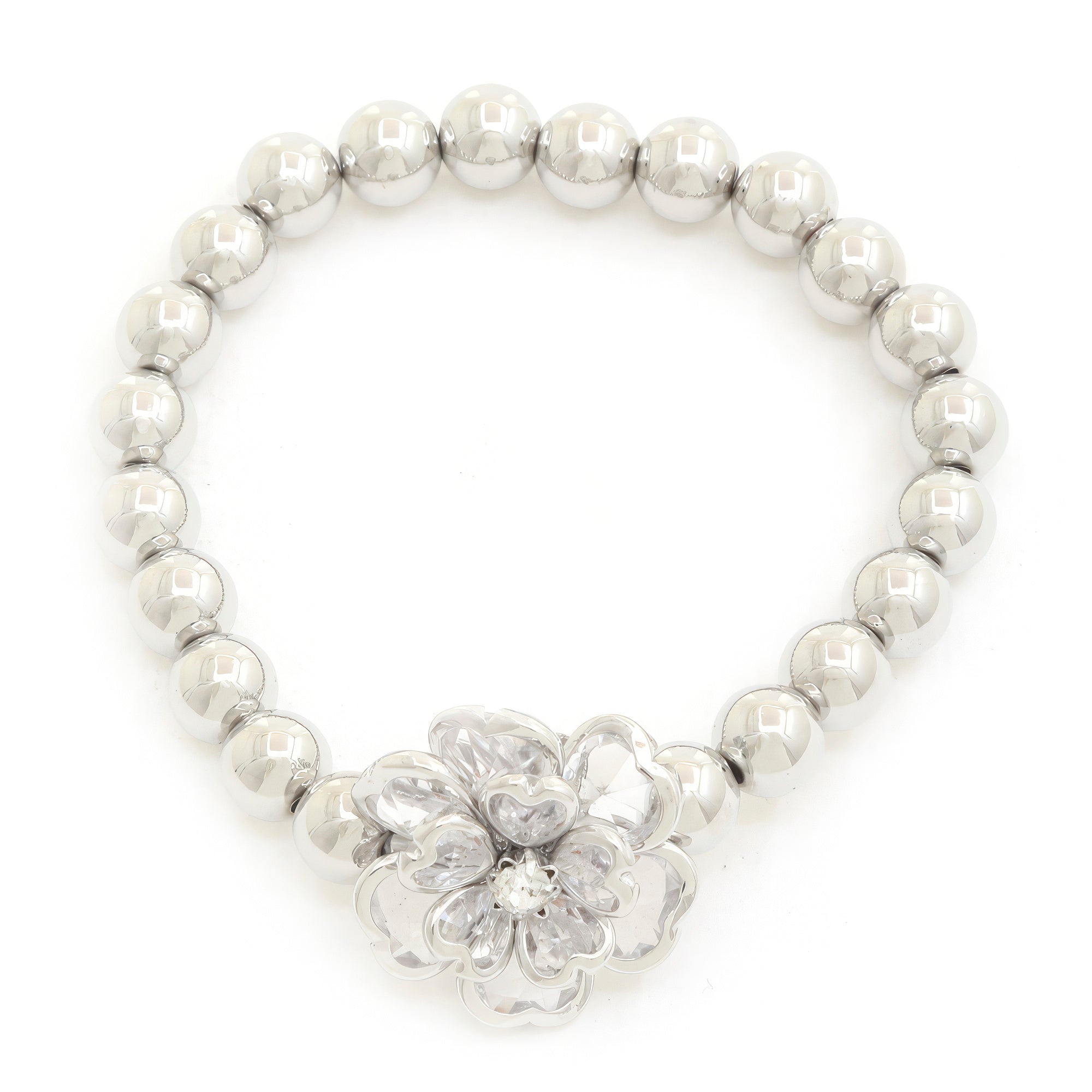 Bracelet en perles de fleurs