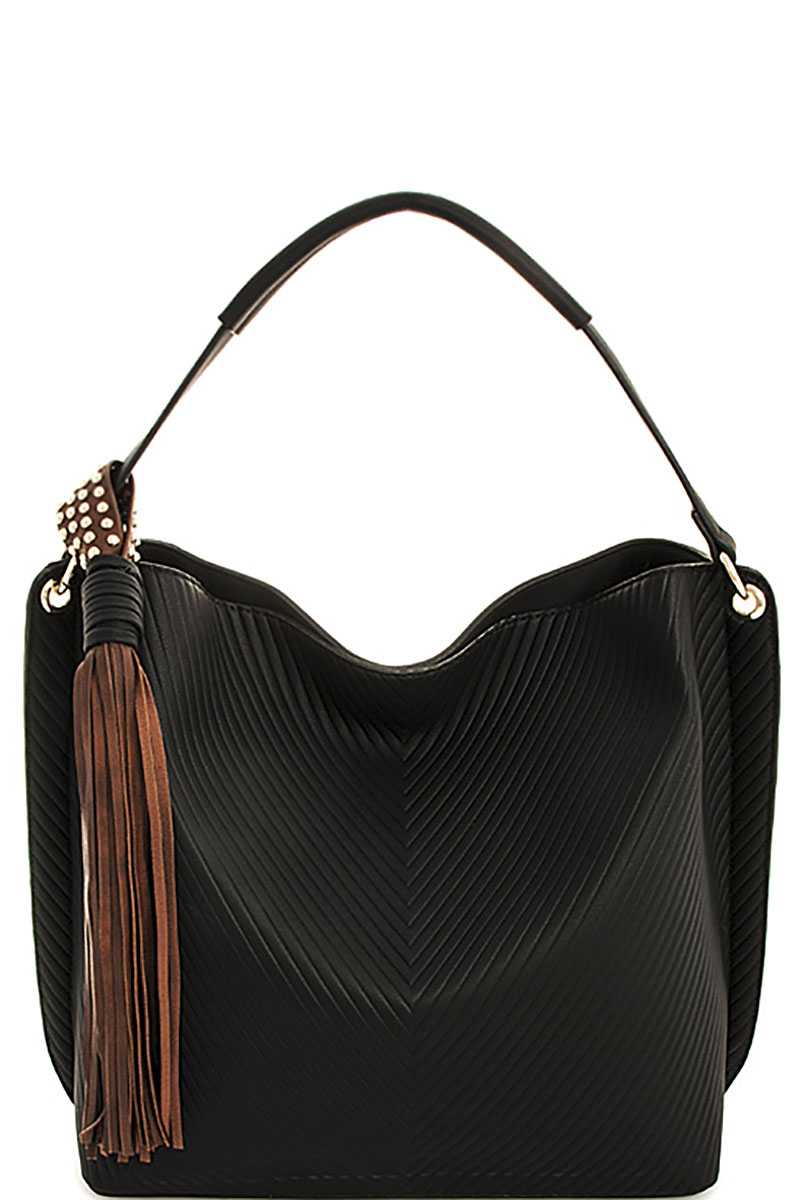 Cartable à pampilles chic et tendance avec longue sangle – Image 8