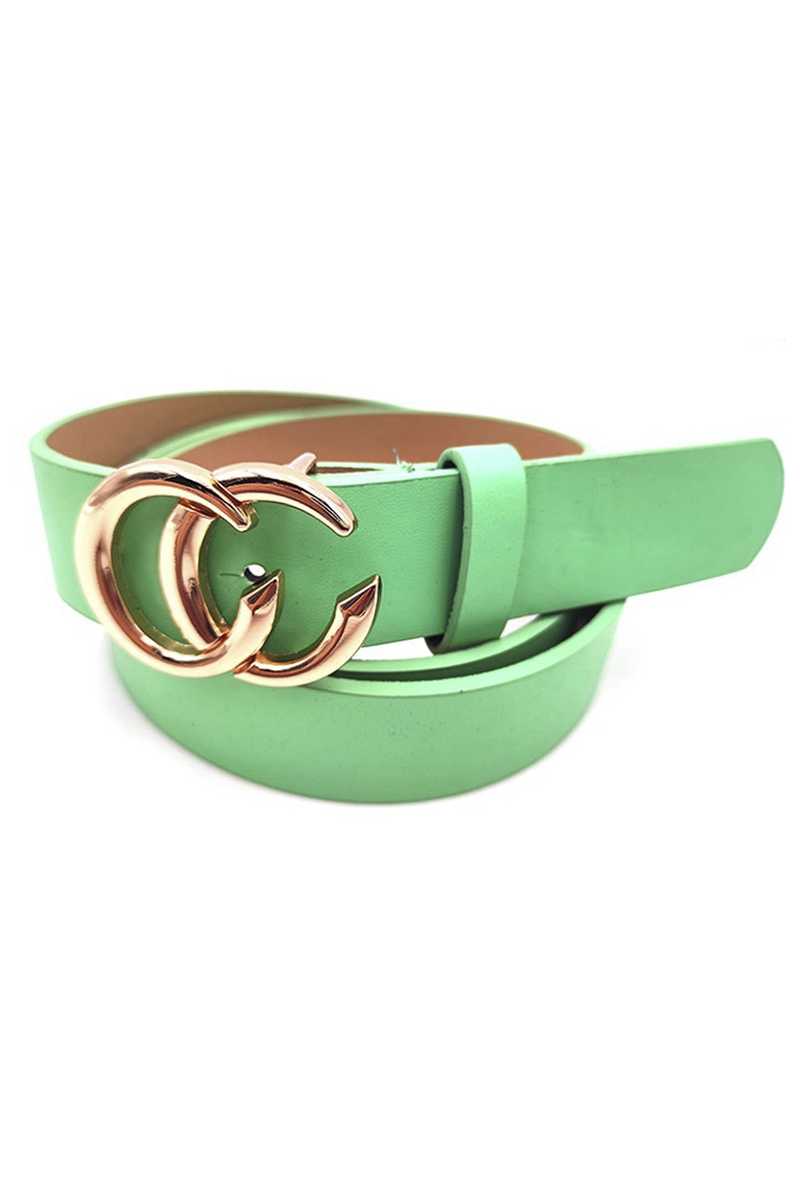 Ceinture à boucle Cc en métal