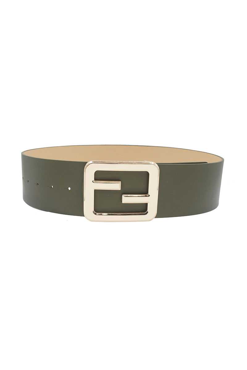 Ceinture à boucle miroir