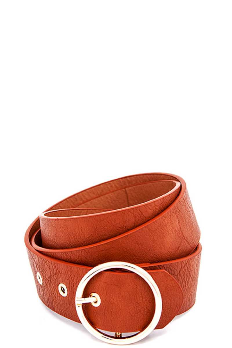 Ceinture de mode à boucle ronde Frommet End