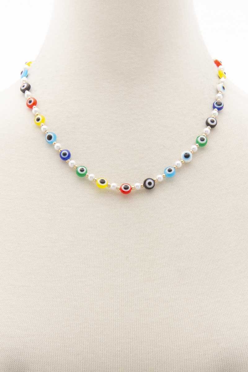 Collier de perles Evil Eye