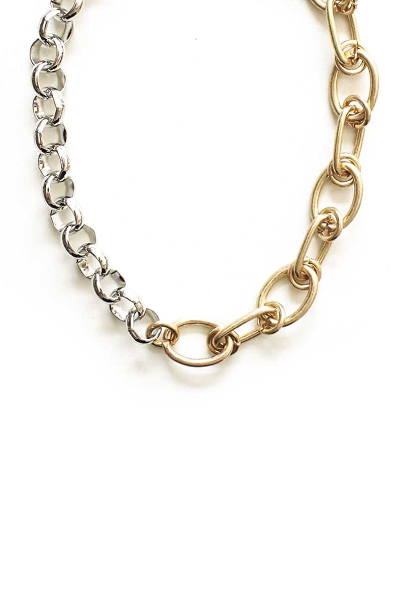Collier en métal 2 styles