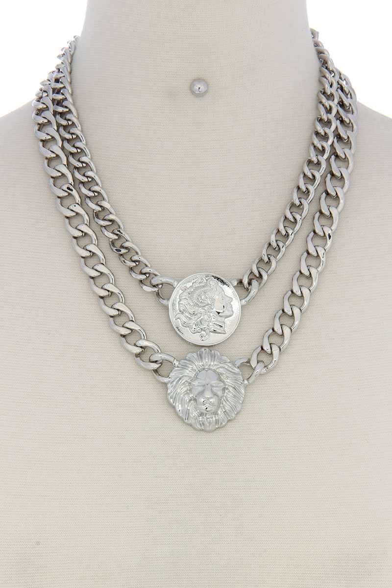 Collier en métal épais