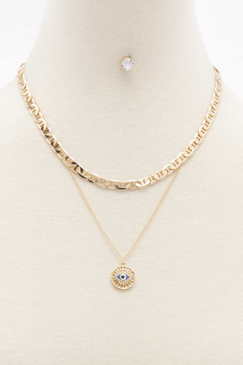 Collier superposé pour les yeux