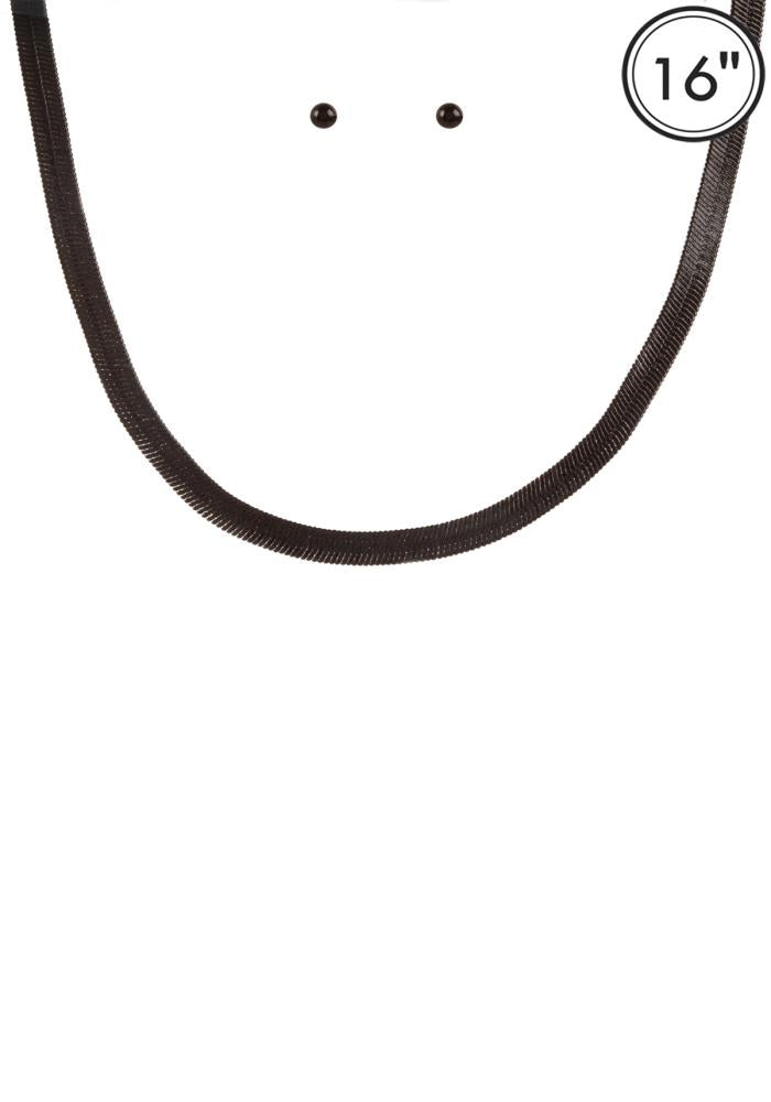 Ensemble de colliers à chevrons avec revêtement en aluminium