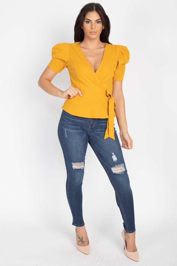 Jean skinny taille haute avec ceinture – Image 37