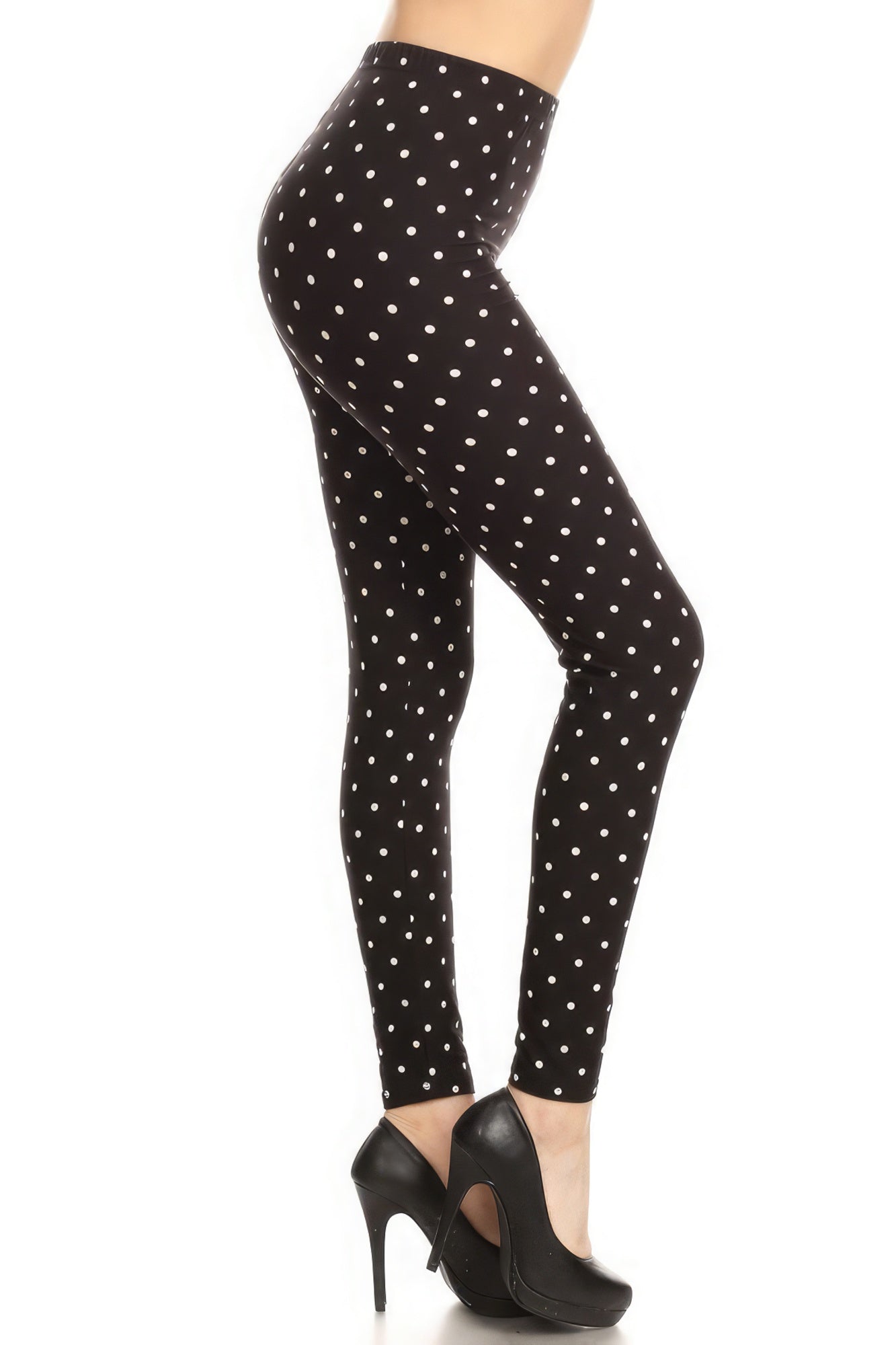 Leggings taille haute avec bande élastique