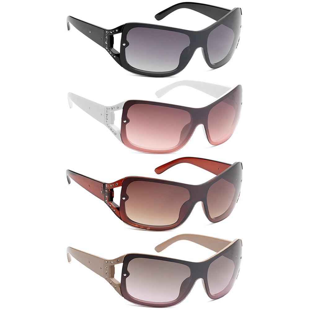 Lunettes de soleil carrées de forme moderne